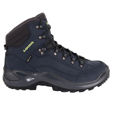 Hiking Boots Lowa Men Renegade GTX Mid Dark Blue Lime Outdoorsupply